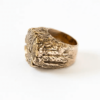 anello artigianale tronco albero, anello grande fatto a mano, artigianato italiano, gioielli fatti a mano in Italia, anelli in bronzo o argento