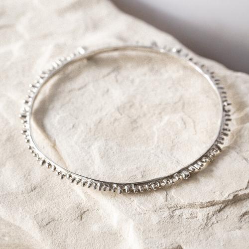 bracciale rigido in argento