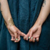Bangle mare in bronzo giallo