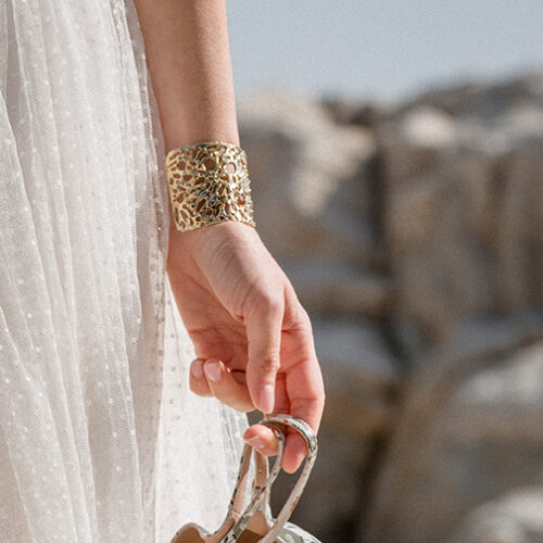 Bangle mare in bronzo giallo